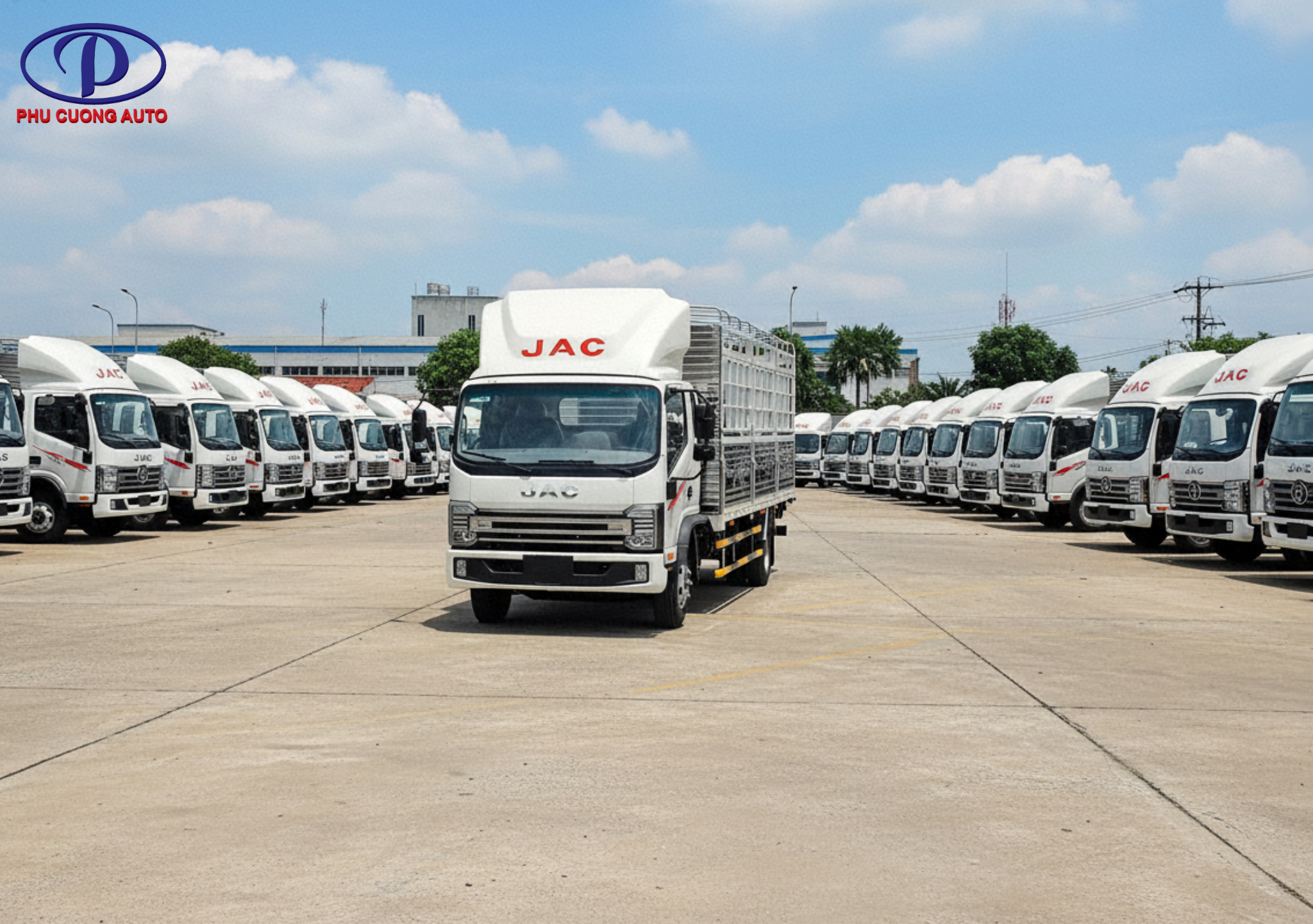 xe tải jac n750plus e5 thùng bạt