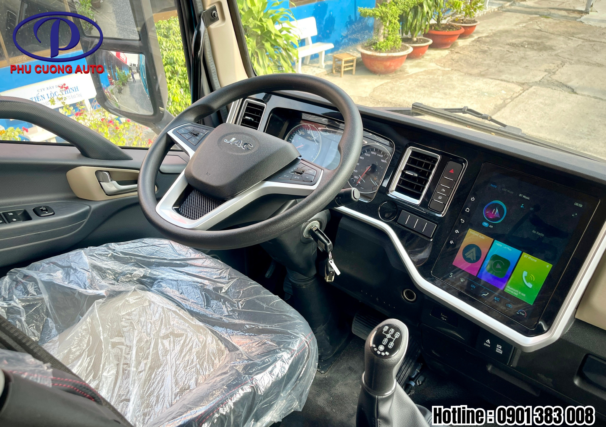 nội thất xe jac dawos