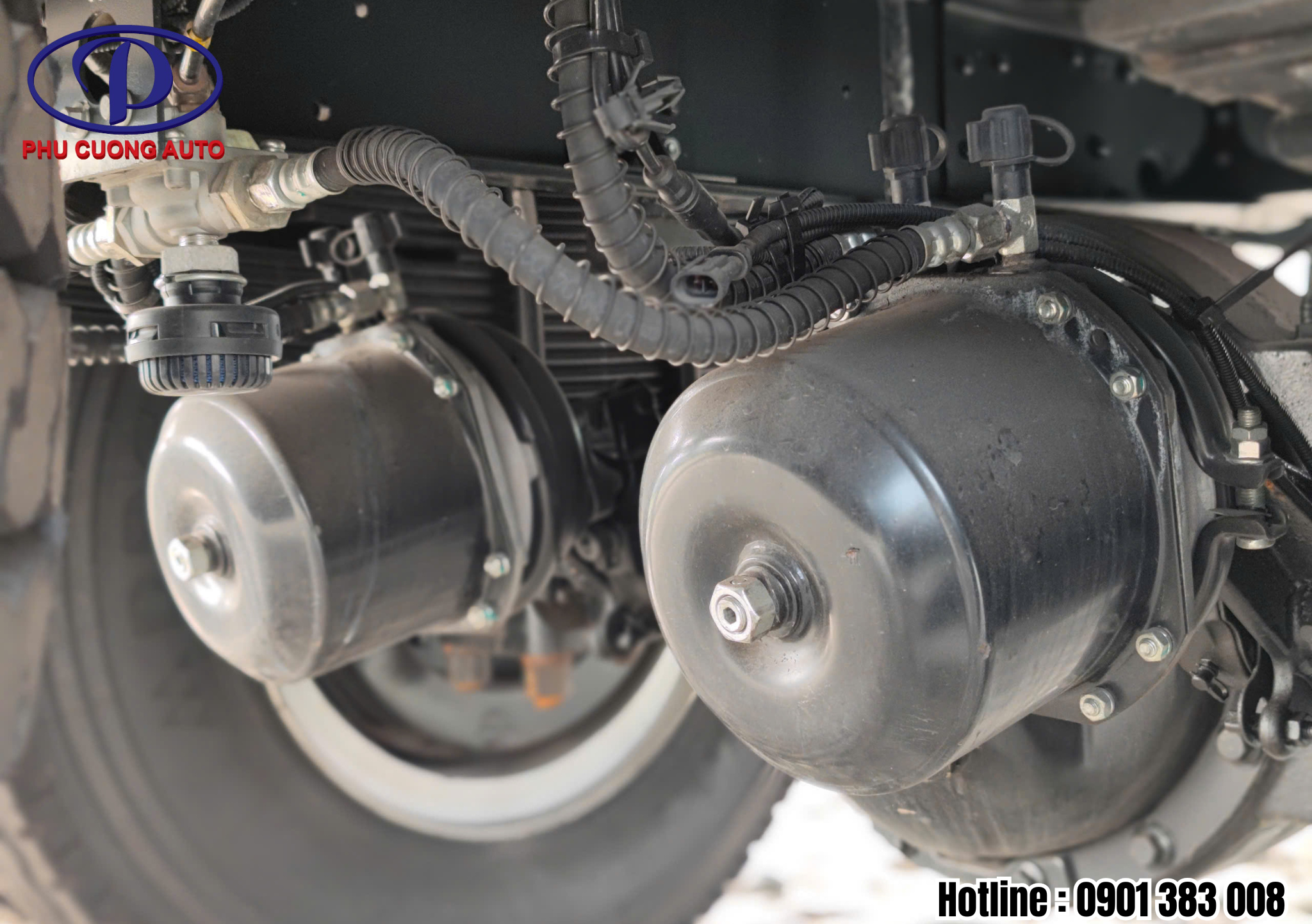 xe jac dawos trang bị thắng hơi lốc kê