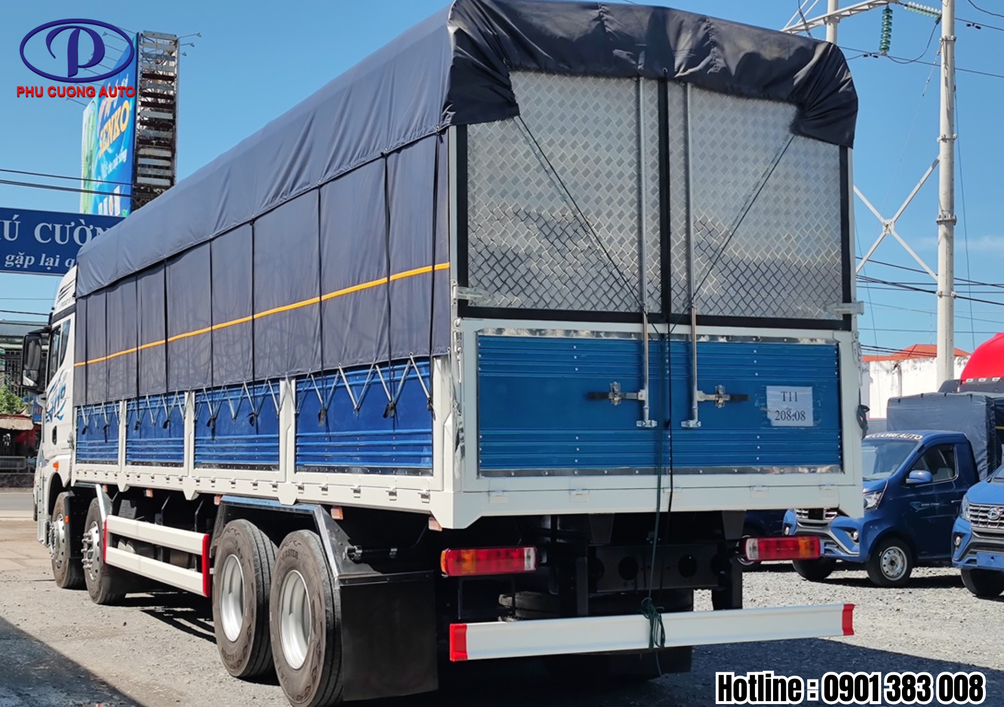 THÙNG XE FAW JH6 4 CHÂN 