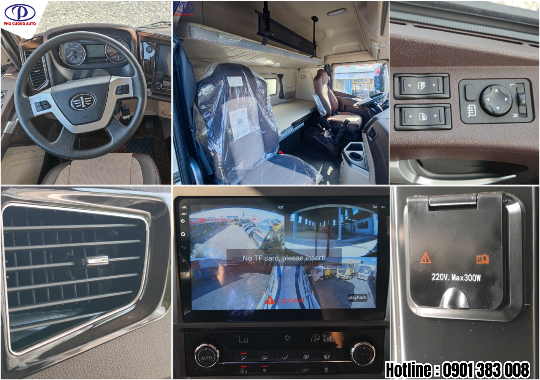 nội thất xe faw jh6 4 chân