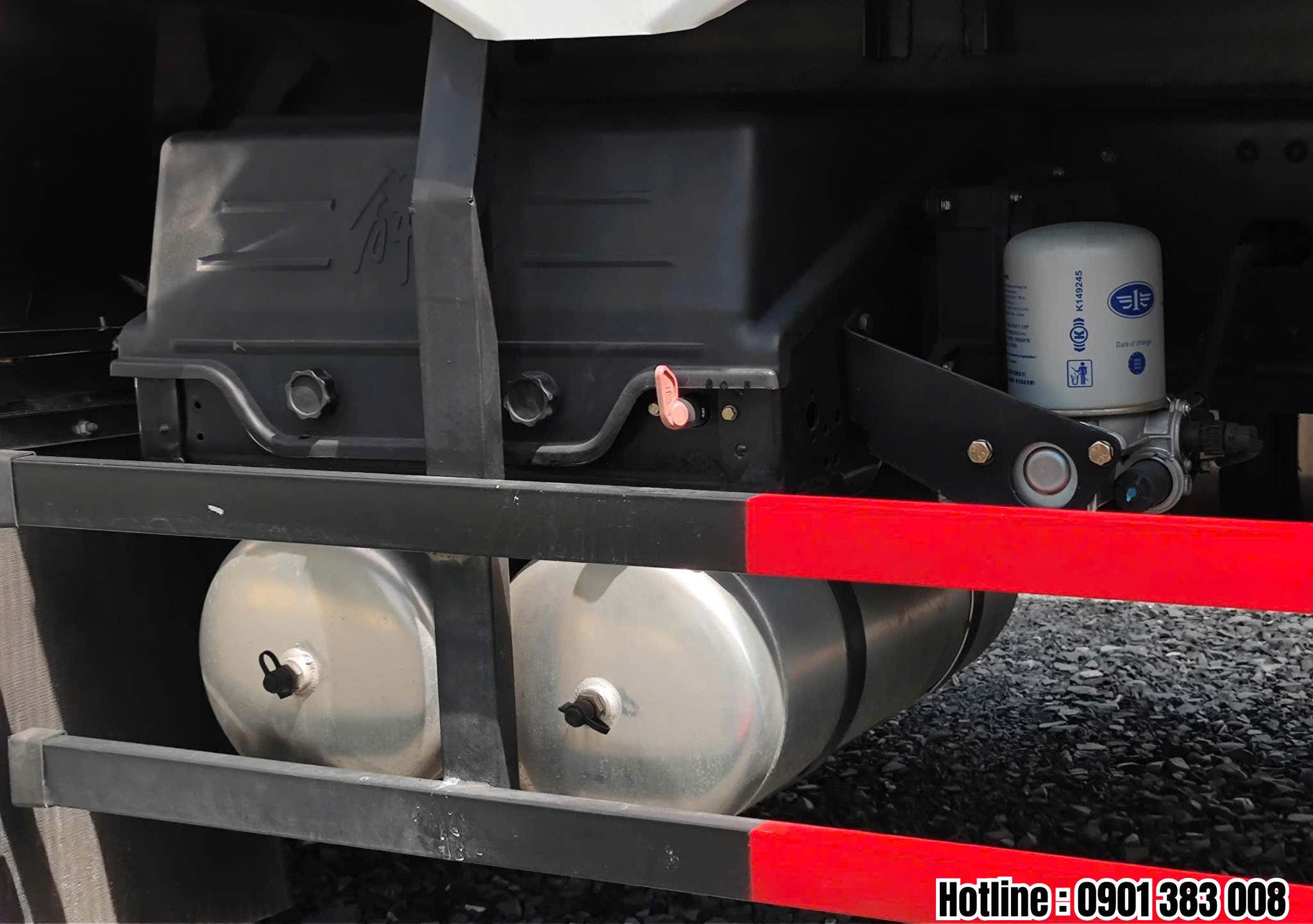 phanh hơi xe faw jh6 4 chân