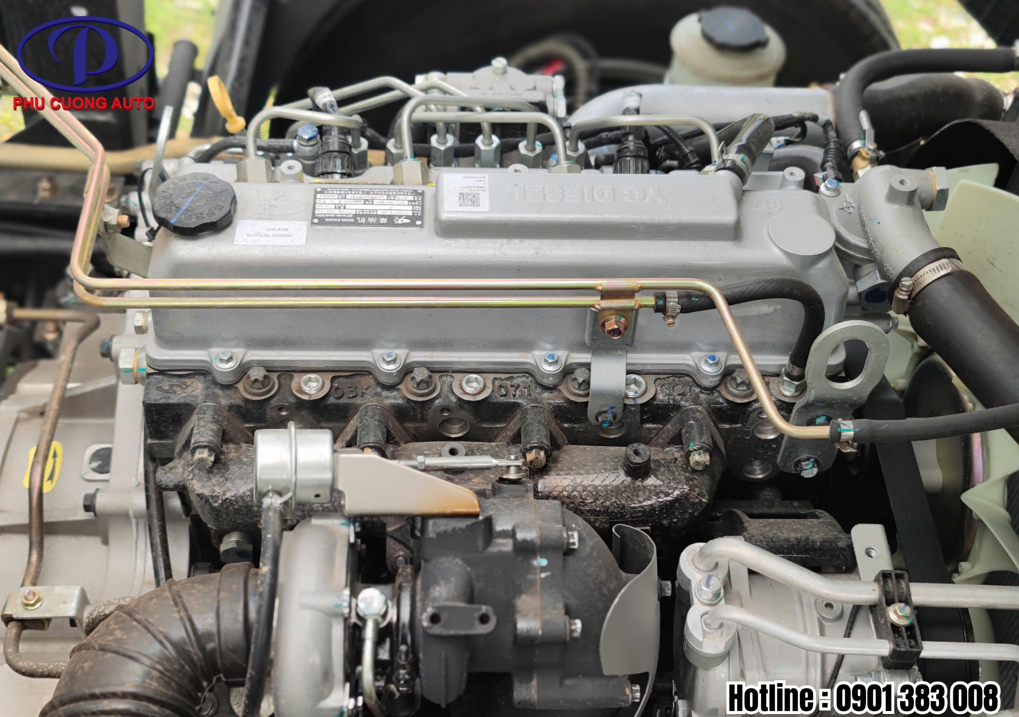 động cơ yuchai trên xe dongfeng captain c 