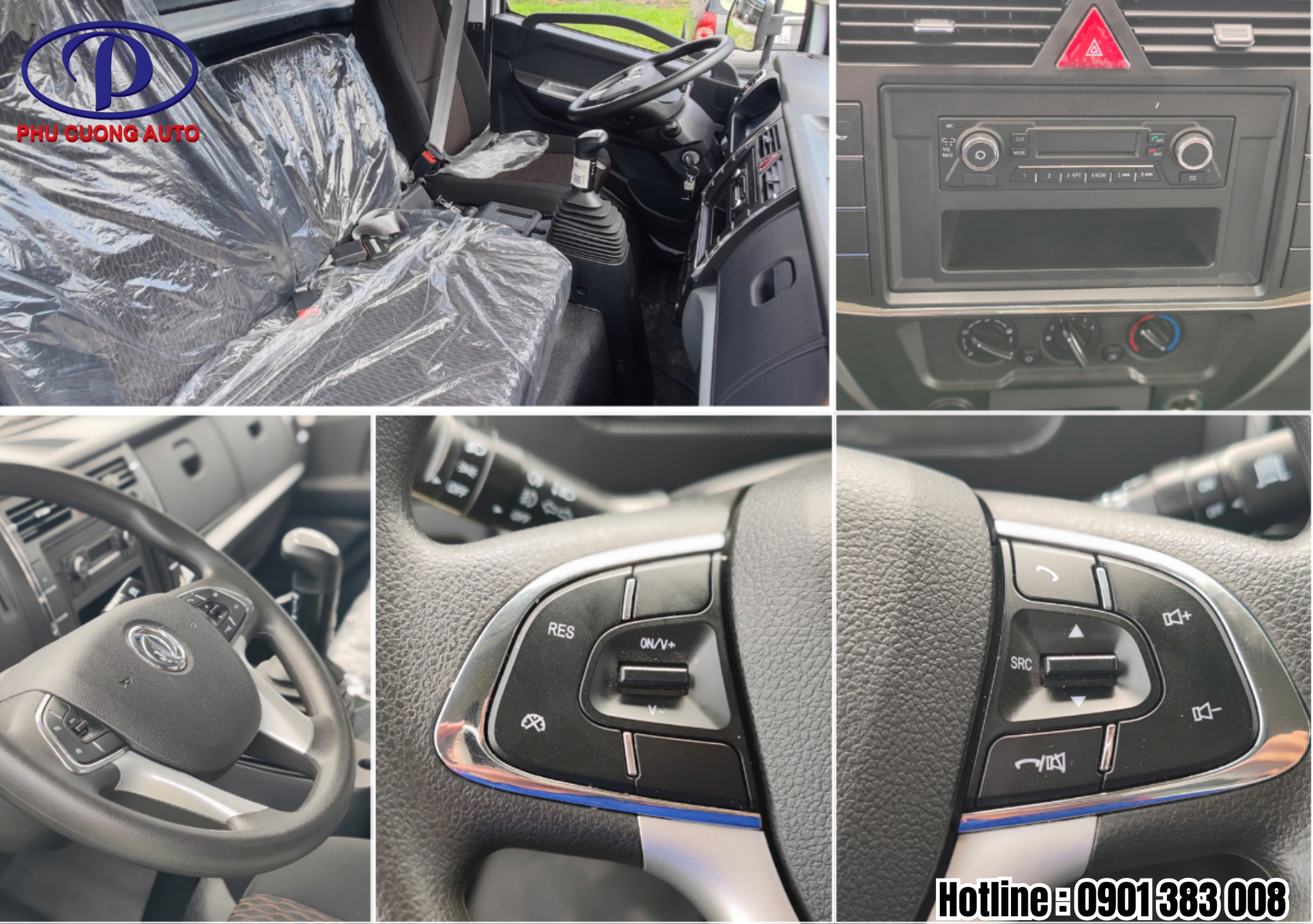 NỘI THẤT XE DONGFENG CAPTAIN C