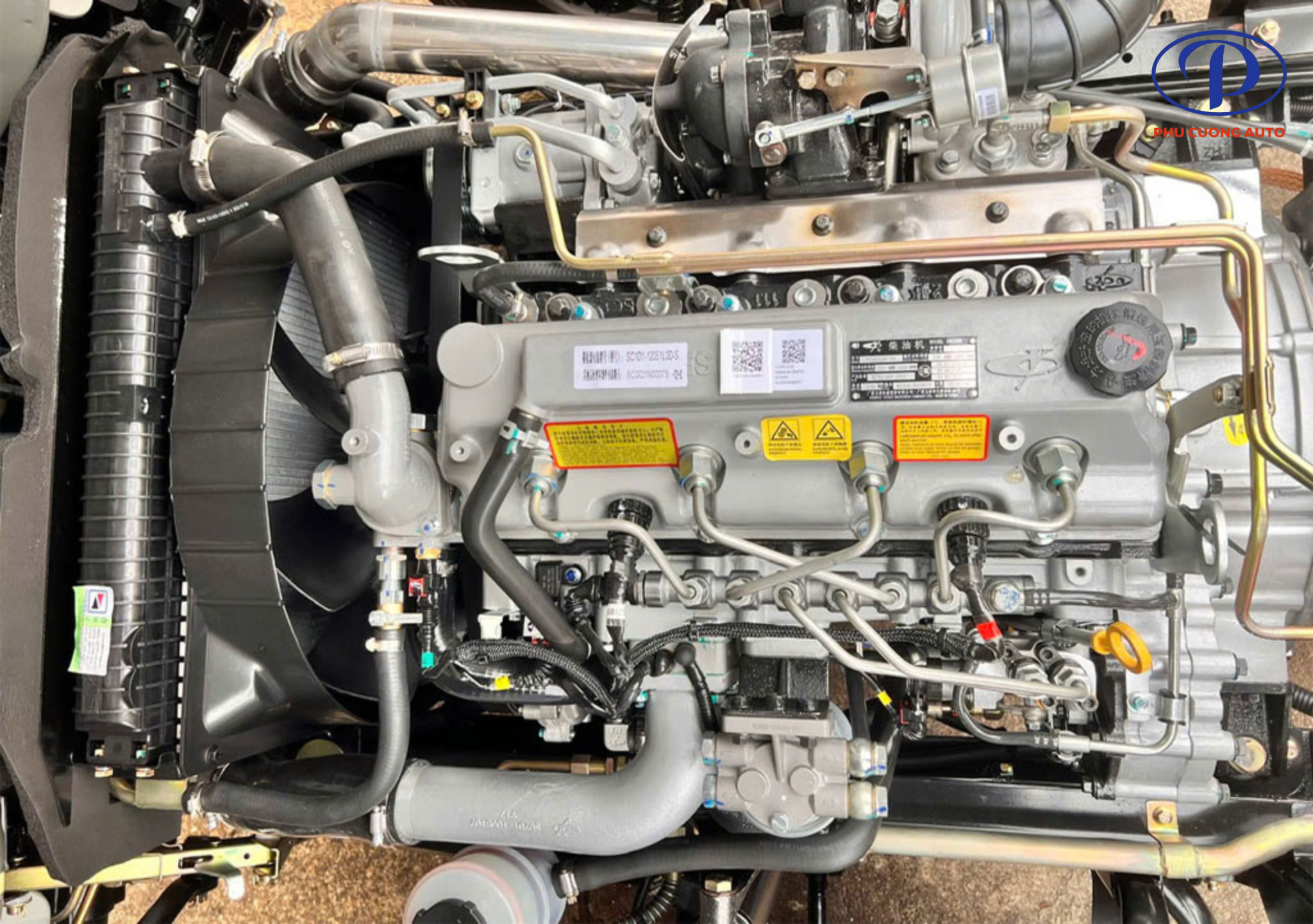 Động cơ Đồng vàng 800 thùng bạt tiêu chuẩn