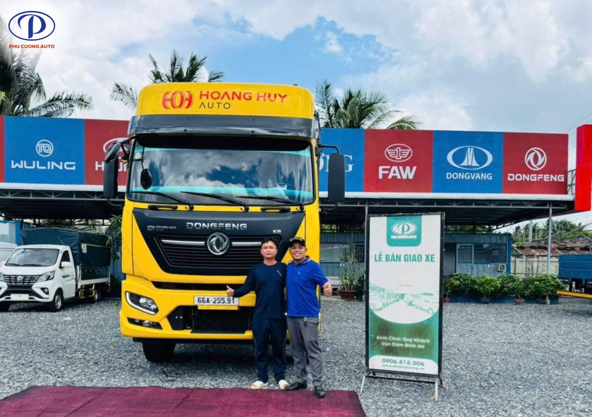 Bàn giao xe Dongfeng KR270 cho khách hàng tại Ô Tô Phú Cường