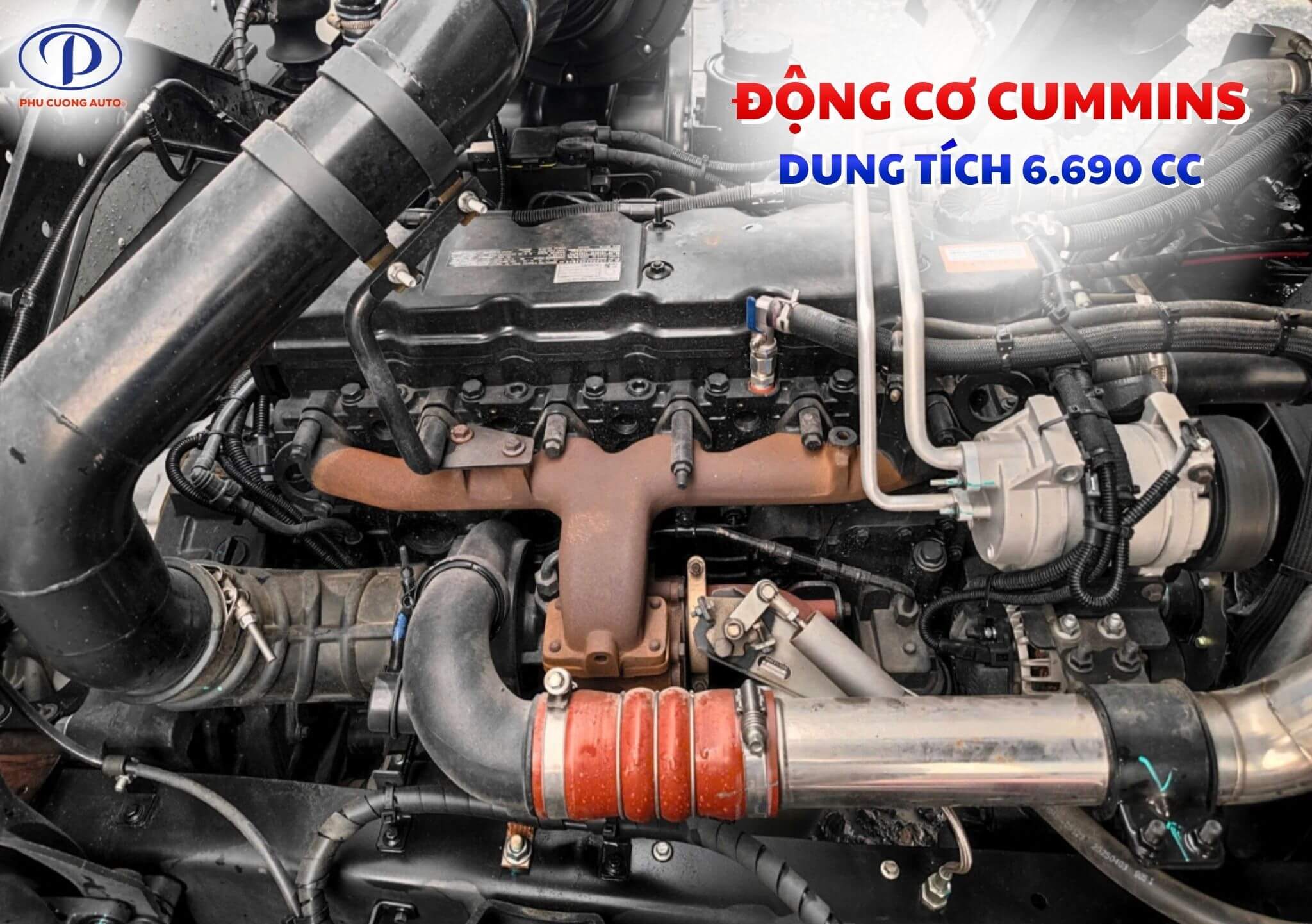 Động cơ Cummins ISD270-50 trên xe Dongfeng KR270